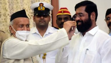 Eknath Shinde Swearing-In Ceremony Live Streaming: Watch The Rebel Shiv Sena Leader Take Oath as New Maharashtra Chief Minister